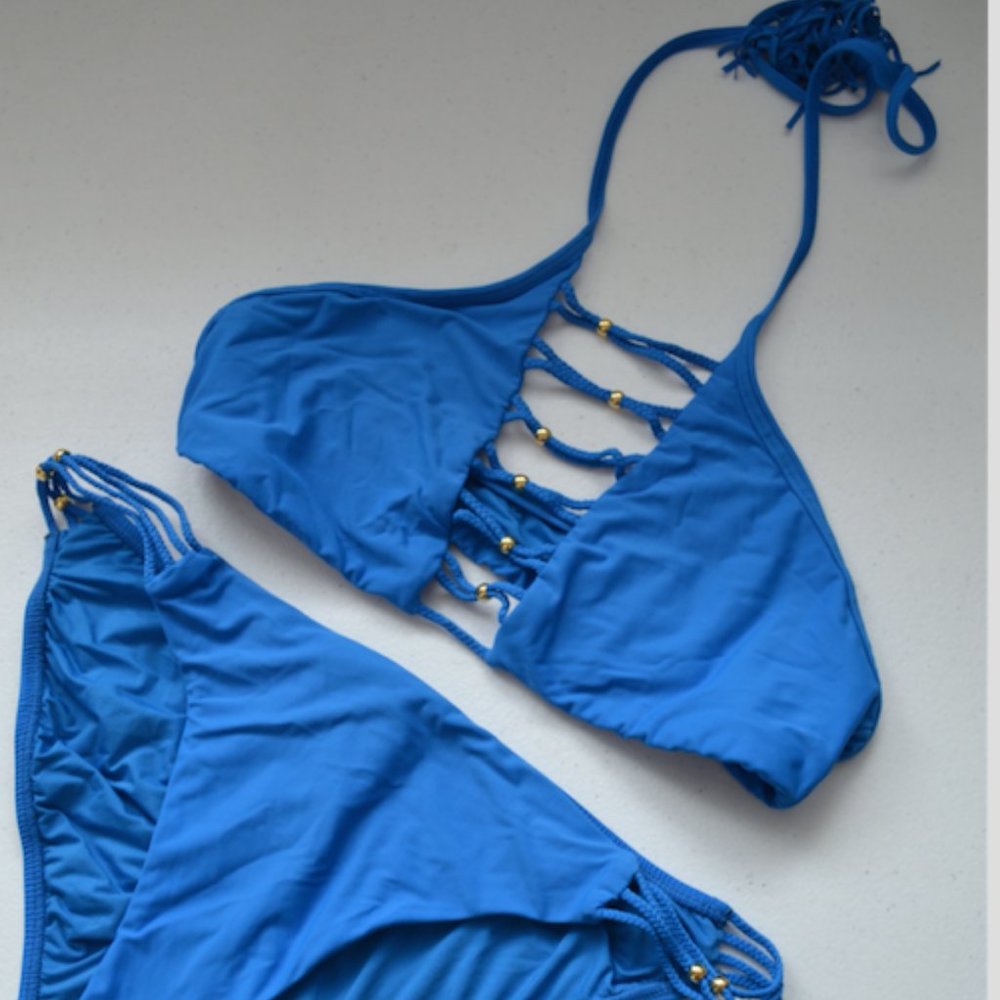 Pilyq Bali blue bikini